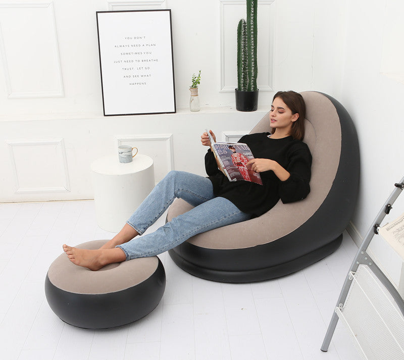 Надувне крісло з пуфиком Air Sofa Comfort