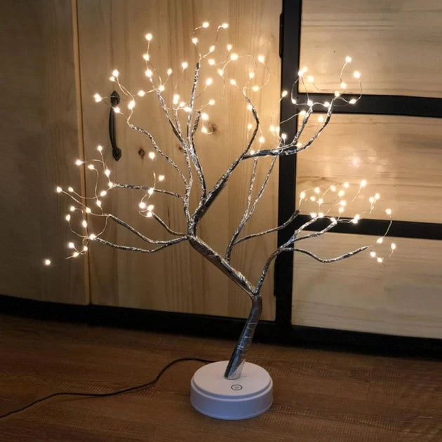 LED Нічник - Дерево Бонсай з Теплим Світлом