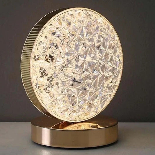 Настільна лампа з кристалами та діамантами Creatice Table Lamp