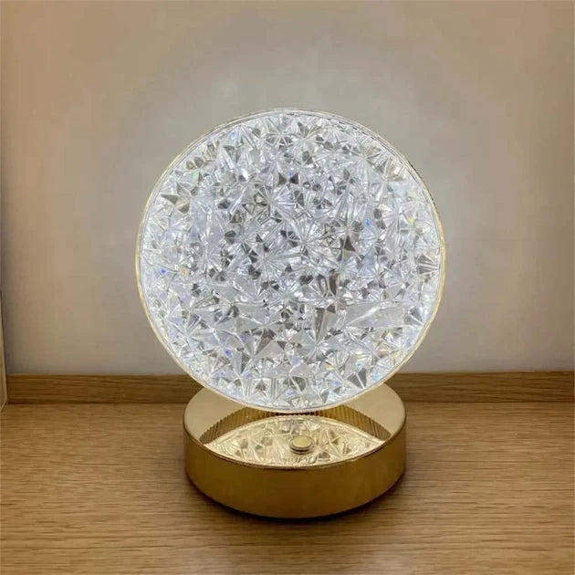 Настільна лампа з кристалами та діамантами Creatice Table Lamp
